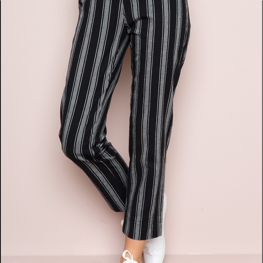 brandy melville striped tilden pants!